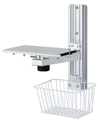 China Aluminum Alloy Manufacturer Direct Sales Monitor Wall Mount Workstation Medical Hospital Monitor Bracket for sale