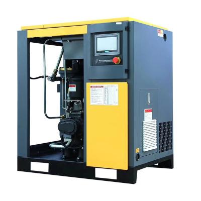 China 7.5kw 15kw 22kw 37kw 75kw 8bar 10bar 13bar silent oil free screw air compressor with CE for hospital for sale