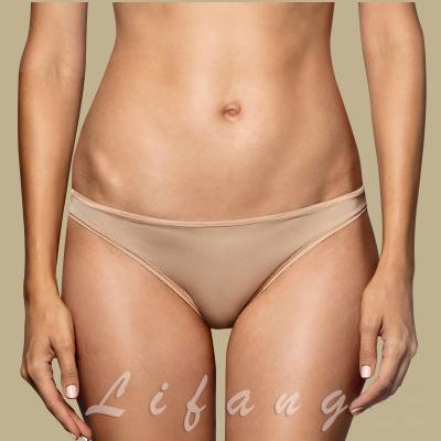 China Antibacterial Customized Seamless Nylon Spandex Briefs For Women Sexy Low Rise Bikini Ladies Underwear Panties for sale