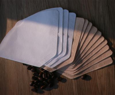 中国 Food Unbleached Disposable Collapsible Folding Sizes Unbleached Coffee Filter Paper 販売のため