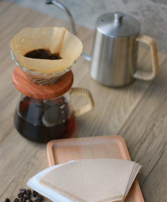 中国 Unbleached Disposable Food Coffee Filter Paper 200 Count Natural Coffee Drip Bags 販売のため