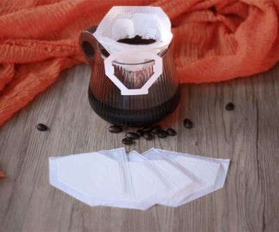 China Disposable Coffee Shape Food Brick Ear Drip Bag Drip Cup Hanging Coffee Filter Bags for sale