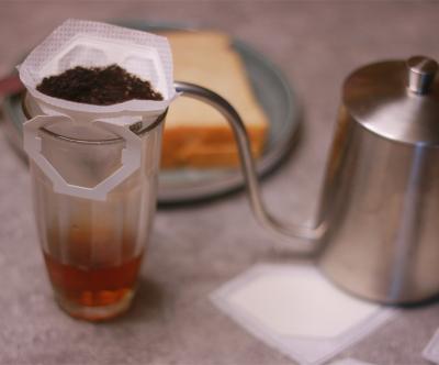 China Portable Coffee Ear Brick Food Shape Cup Hanging Filter Bag en venta