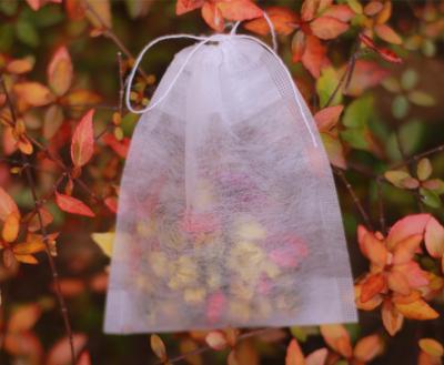 中国 Non Woven Empty Food Tea Filter Paper Bag PLA Drawstring Tea Bag 販売のため