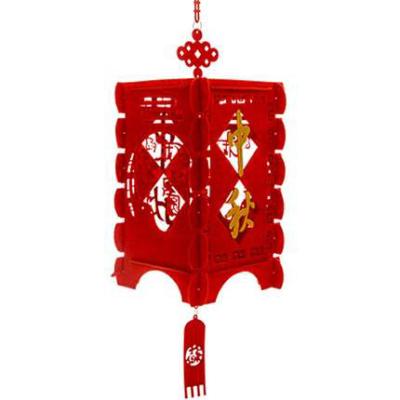 China Chinese Handmade Mall and Home Decoration Festival Celebration Felt Lantern Felt 3D Puzzle Lantern for sale