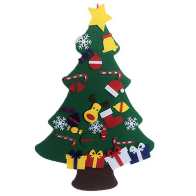 China Christmas Decoration Customized Fashionable DIY Christmas Tree Decoration Felt Christmas Tree for sale