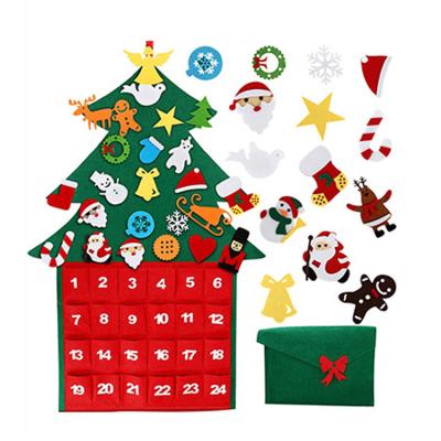 China Christmas Decoration Design Christmas Decoration DIY Gifts New Lovely Felt Christmas Tree Toy for sale