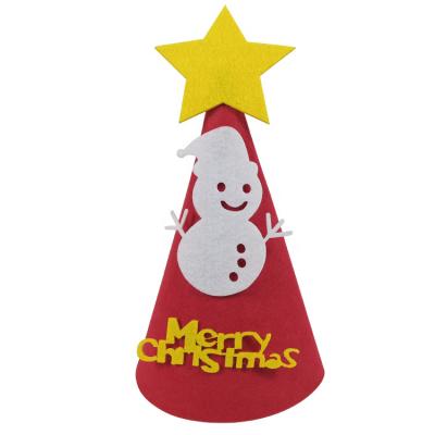 China Christmas Decoration Hot Sale Customized Christmas Party Handmade Cartoon Felt Christmas Tree for sale