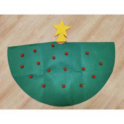 China Christmas Items Christmas Decor DIY Tree Hanging Decorative Accessories DIY Felt Christmas Tree for sale