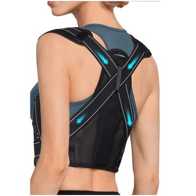 China 2021 Adjustable/Detachable Breathable Adjustable Posture Corrector Straight Posture Corrector For Men And Women Upper Back Brace for sale