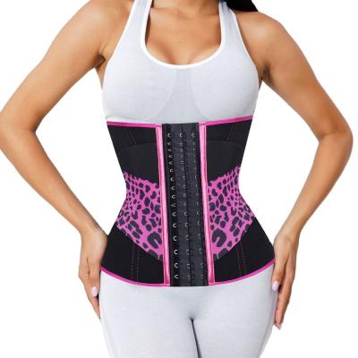 China 2021 Wholesale Breathable OEM Waist Trainer Double Trims Original Invisible Logo Back Support Corset Slimming Belt Shaper for sale