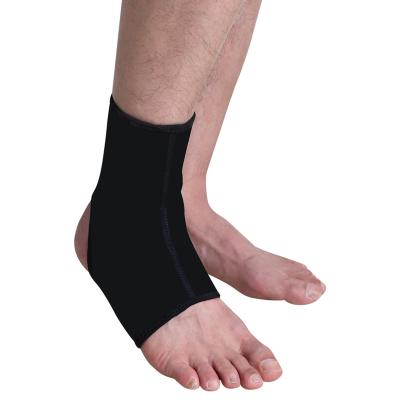 China Heavy Support Neoprene Sports Foot Drop Ankle Sleeve Wrap Orthosis Brace Guard Stabilizer Protector Heels Baketball Porcelain for sale