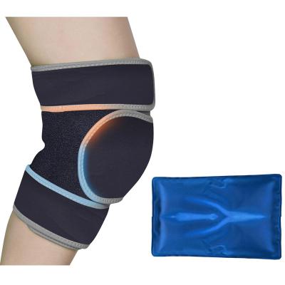 China Quick Relief / Portable Rapid Relief Neoprene Cap Knee Brace Support with Gel Pack for Hot and Cold Therapy for sale