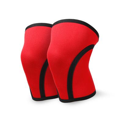 China Heavy Support 7MM Neoprene Power Gym Compression Knee Support Sleeves Breathable Weightlifting For Best Squatting Posture for sale