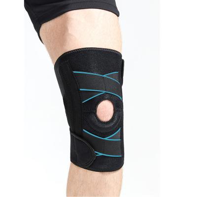 China Newest Sports Heavy Support 2022 Breathable Safety Neoprene Sports Orthopedic Knee Brace Support With Adjustable Bracket for sale