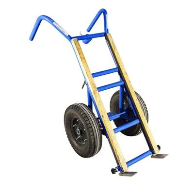 China Industrial Double Handle Hand Push Truck With Two Wheels Hand Pallet Trolley for sale