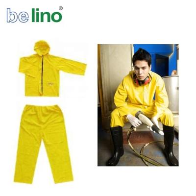 China Waterproof Workwear Rain Coat And Water Proof Pants For Working Convenient for sale