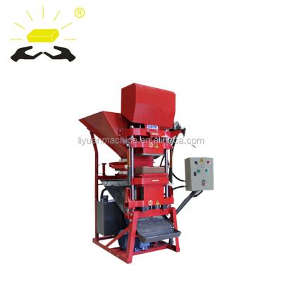 China Building material shops clay eco 2700 adobe interlocking brick making machine for sale