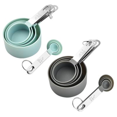 China High Grade Stainless Steel Viable Hot Selling Professional Measuring Cup And Spoon Set for sale