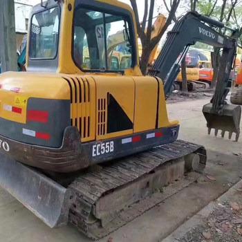 China VOLVO EC55 Official Used 5 Ton Excavator Mini Digger 5 Ton Excavator With Attachment 0.231mÂ ³ for sale