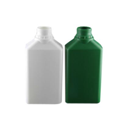 China Recyclable Lotion Dispenser Bottle 1L Empty Refillable Plastic Pump Square Shaped Plastic Bottles for sale