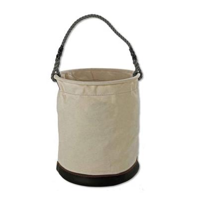 China Canvas Top Tool Bucket Bag Open Pouch Heavy Duty Bucket Tool Bag 15 Kg for sale