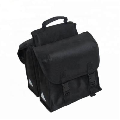 China Outdoor Waterproof Polyester Frame Double Rear Pannier Sling Outdoor Recycling Side Bag For Bicycle Bike for sale