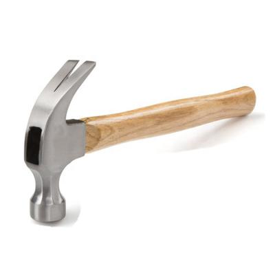 China High Quality 16 Ounce Nail Hammer DIY Tool Claw Hammer with Wood Handle for sale