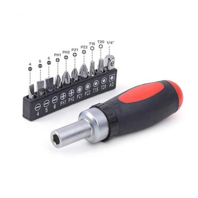 China VDE Mini Ratchet Phillips Screwdriver Bit Dismountable Magnetic Set for sale