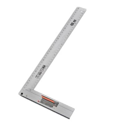 China Aluminum Alloy Aluminum Test Square Ruler Measure Tools Professional 400mm Scale Ruler for sale