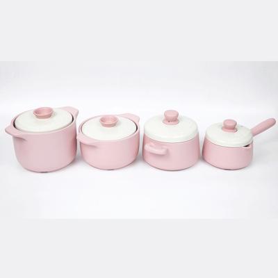 China Viable Cheap Kitchen Housewares Non Stick Cookware Set Non Stick Cookware Cookware Sets for sale