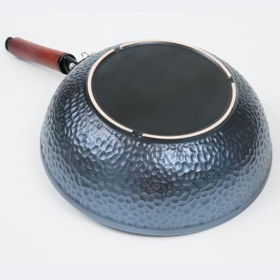 China Customized viable pot wok pan stick honeycomb ceramic wok non set cookware wok pan for sale