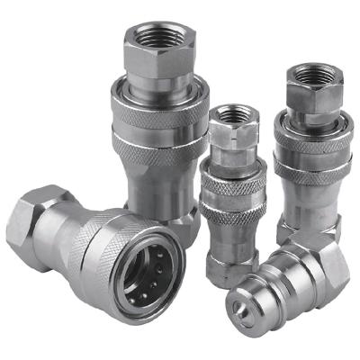 China Construction Machinery Stainless Steel Hydraulic Couplings Quick Couplers for sale