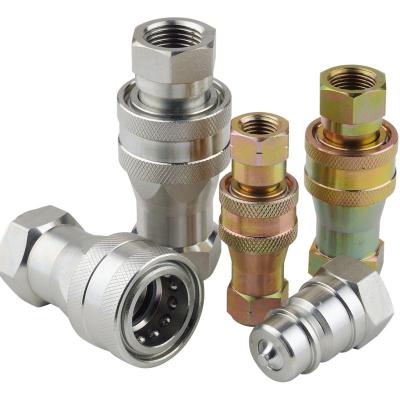 China Construction Equipment Forestry Equipment Machinery Hydraulic Hydraulic Quick Release Oil Coupling Coupler ISO7241-A for sale