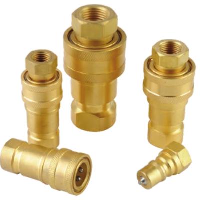 China American type thread hydraulic coupler Nitto ISO7241-B quick release Nitto ISO7241-B construction machinery equipment KZD brass quick coupling for sale