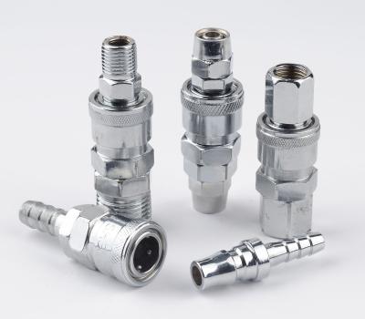 China Hotels Air Pneumatic Quick Coupling With Two Contact Small High Quality Body for sale