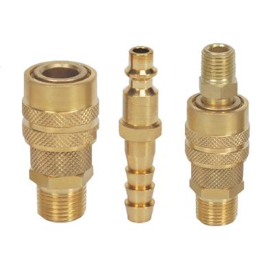 China ISO6150B Field Pneumatic American Type Brass Air Quick Coupler for sale