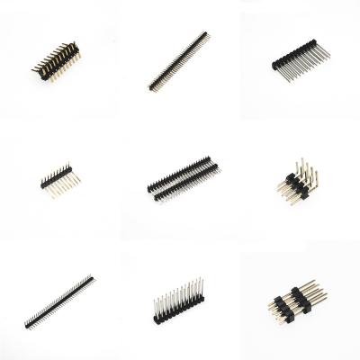 China Other 2.54 1.5 1.27 2.0 2.54 Mm Double Row Single Type Pin Header PCB SMT Female Connector Pin Header Female Header for sale