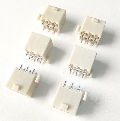 China Power Pitch 4.20mm Vertical Row 6 Double Header Mini Circuitry Fit With Snap-in Plastic Peg PCB Lock for sale