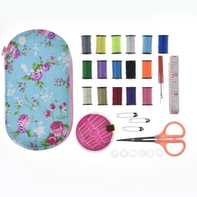 China Hand Using Accessories DIY 16 Colors Yarns Sewing Portable Sewing Yarns Travel Sewing Kit Craft Kit Knitting Set for sale