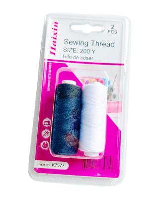 China Cheap Home Threads Good Quality 2 Color Sewing Accessories Sewing Set in Puff Pack for sale