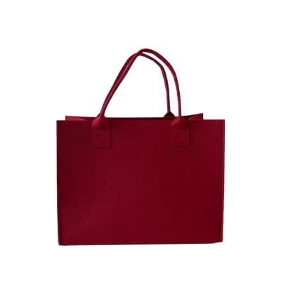 China Customized Handled Label Fashion Ladies Picnic Gusset Burlap Customer Laminated Burgundy Shopping Tote Bags for sale