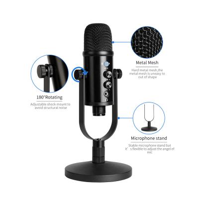 China Professional USB Microphone USB Recording Condenser Microphone Studio Microphone YR13 for sale