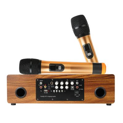 China YARMEE YKM01 Perfect Sound Wholesale Speaker With Wireless Microphone Karaoke Microphone for sale