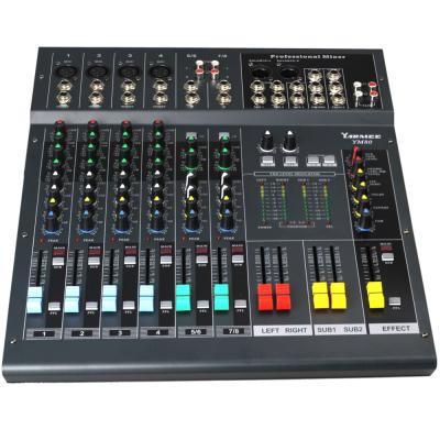 China Audio Conference System Mixer Yarmee Conference Auxiliary Console Mixer Mixer For Audio System for sale