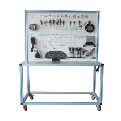 China Easy Operation Finely Processed Automotive Sensors And Actuators Teaching Board Platform Auto Training Equipment for sale