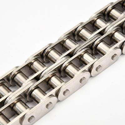 China Short Building Material Stores Stainless Steel Pitch Roller Chain With Straight Side Plate for sale