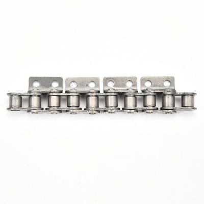 China Building Material Shops Stainless Steel Industrial Chain Short Pitch With Standard Bent Plate Chain With Single Hole for sale