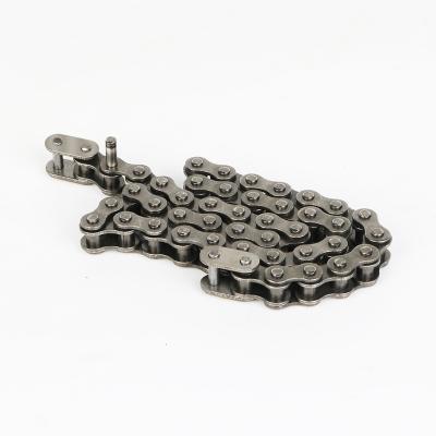 China 06B 1 Inch 16A Single Row Industrial Chain 3 Point Building Material Stores Factory Customization Transmission Chain for sale