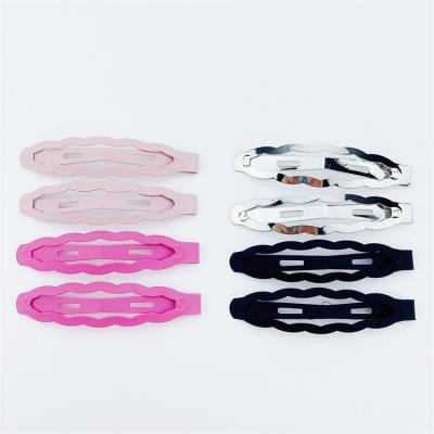 China Hair decoration; Hair Accessories Wholesale Single Clip Set Wavy Instant Hair Grip Girls Hair Accessories Sweet Factory Direct Sale for sale